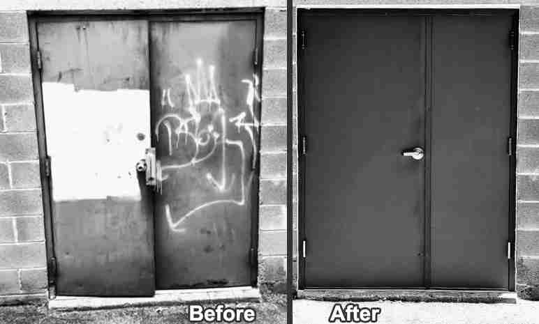 jdmichael-construction-commercial-door-before-after