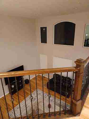 before new fireplace