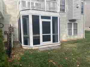 screened porch remodeling project 1 img 5 exterior view