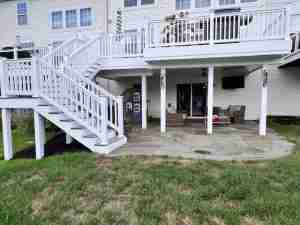 New Deck Stairs by JD Michael Construction